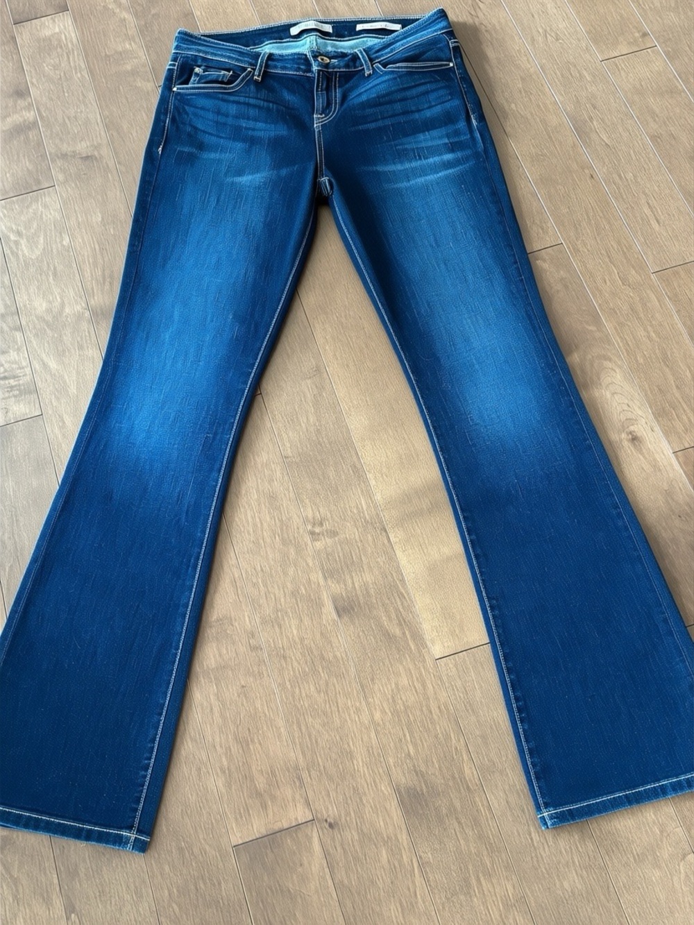 GUESS Boot Cut Mid Rise Whiskered Jeans 29 - Picture 4 of 10